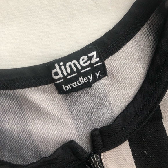 Budweiser Black and Grey Striped Women's Top - Picture 8 of 9